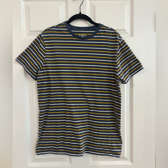 Goodfellow & Co 100% Cotton Short Sleeve Navy Striped T-Shirt - Men’s M - Picture 2 of 5
